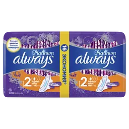 Прокладки гігієнічні Always Ultra Platinum Collection Normal Plus 16 шт. - мініатюра 2