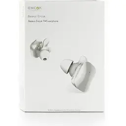 Бездротові навушники Baseus Bluetooth Encok W02 із вбудованим мікрофоном NGW02-02 Білі (7607146182) - мініатюра 8