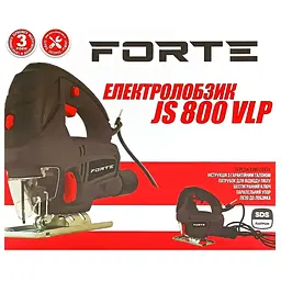 Лобзик Forte JS 800 VLP 800 Вт 500-3000 об/хв (37652) - мініатюра 6