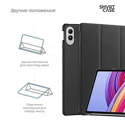 Чохол-книжка на планшет Xiaomi Redmi Pad 2 Pro, Smart Case, black, підставка для планшета 12.1 , шкіряний, мікрофібра, на магніті, ArmorStandart (ARM88520) - мініатюра 4