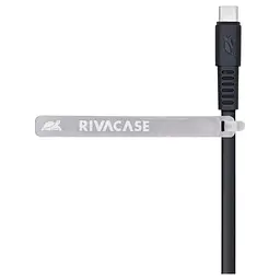 Дата кабель USB 2.0 AM to USB-C 1.2m black RivaCase (PS6002 BK12) - мініатюра 3