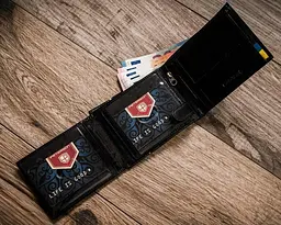 Чоловічий шкіряний портмоне в подарунковій упаковці Peterson 12х9,5х2,5 см acs0029551 - мініатюра 7