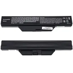Батарея Hewlett Packard для ноутбука HP 6720S (Compaq: 510 511 515 550 610 615 6720s 6730s 6735s 6820s 6830s) 10.8V 4400mAh Чорний - мініатюра 2