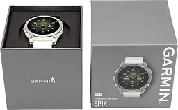 Смарт-годинник Garmin Epix [Gen 2] Sapphire Edition 47mm White Titanium with Carrera White Band [010-02582-20/21] [84485] - мініатюра 10