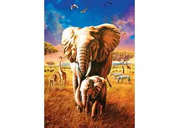 Пазл Art Puzzle Мати та слоненя 1000 ел. (5204) - мініатюра 2