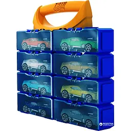 Контейнер для зберігання Hot Wheels, + 8 машинок (HWCC8AM) - мініатюра 2