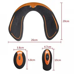 Тренажер для тренування м'язів сідниць професійний EMS HIPS TRAINER Electrical Muscle Stimulation міостимулятор з пультом - мініатюра 4