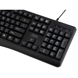 Клавіатура AOC KB120B USB UA Black (KB120B/97) - мініатюра 5