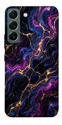 TPU чохол Demsky Purple space marble для Samsung Galaxy S22