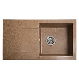 Кухонна мийка Romzha Quadro Teracota RO48738, Коричневий