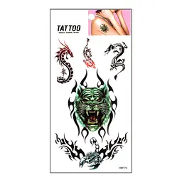 Тимчасове татуювання Лев - Скорпіон Tattoo 1020-HM174