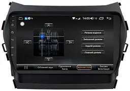 Автомагнітола штатна 9 Android 10.1 XPRO для Hyundai Santa Fe 2012-2014 / IX45 2013-2017 (MER-14149_6215) - мініатюра 9