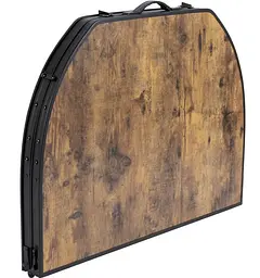 Стіл Bo-Camp Melrose Oval 120x80 cm Black/Wood look (1404220) - мініатюра 4