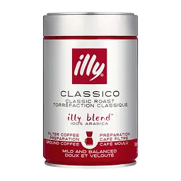 Кава мелена Illy Filtercoffe Classico 100% Arabica 250 г (8003753902630)
