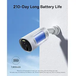 IP-камера відеоспостереження Baseus Security B1 Outdoor Camera 2K S0SV002130 White - мініатюра 8