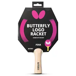 Ракетка для настільного тенісу Butterfly Logo Racket Pink FL (6017873302) - мініатюра 2