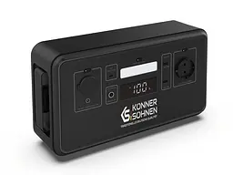 Konner & Sohnen Портативна електростанція Konner&Sohnen KS 500PS, 500Вт, 448Вт·рік, LifePo4, 230В, Bluetooth, 4.9кг - мініатюра 4