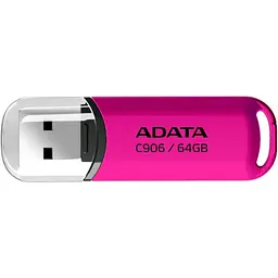 USB флеш накопичувач ADATA 64GB C906 Pink USB 2.0 (AC906-64G-RPP)