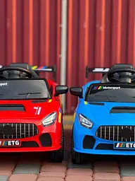 Дитячий спортивний електромобіль кабріолет зі спойлером PRIMA CAR Cabrio 6V 5A (пульт, LED-фари, музика, педаль газу), Червоний - мініатюра 9