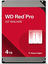 Жорсткий диск WD 4TB 3.5" 7200 256MB SATA Red Pro NAS - мініатюра 2