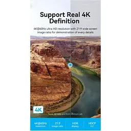 Кабель Vention HDMI-HDMI V 2.0 2 м (ALHSH) - мініатюра 3