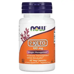 NOW Контроль ваги 7-KETO 100мг - 60 капсул