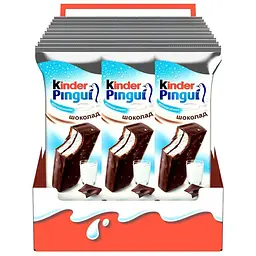 Упаковка бісквітів Kinder Pingui 30 шт * 30 г
