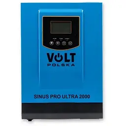 Сонячний інвертор Volt Polska SINUS PRO  ULTRA-HV 2000 12/230 В (1000/2000 Вт) + 60A MPPT гібридний
