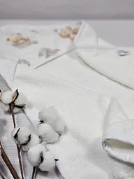 Дитячий рушничок-куточок 80х80 a.l.babybox Ведмедикова казка Білий - мініатюра 4