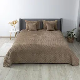 Покривало ТЕП Velour 150х210 см капучино (4-00515_22383) - мініатюра 3