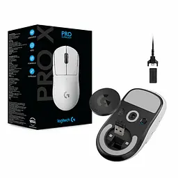Миша бездротова Logitech G Pro X Superlight Wireless (910-005942) 25400 dpi біла - мініатюра 6