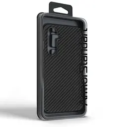 Карбоновый чехол для Samsung Galaxy S23 FE 5G (SM-S711), LikeCarbon, черный, панель, защитный чехол-накладка, ультратонкий и легкий, противоударный, обеспечивает защиту от ударов, падений и царапин, ArmorStandart (ARM71933) - мініатюра 3