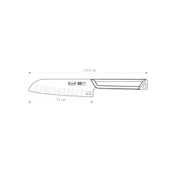Ніж сантоку Krauff 13 см (29-305-275) - мініатюра 5