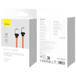 Кабель Baseus CoolPlay Series Fast Charging Cable Type-C to Lightning 20W 1m CAKW000007 Orange - мініатюра 5
