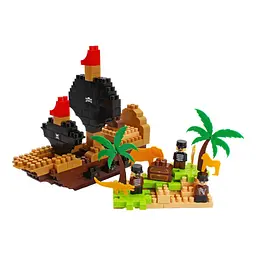 Дитячий розвиваючий конструктор ТехноК Pirate island 2642TXK 170 деталей - мініатюра 9
