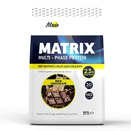 Протеїн FitWin Matrix Multi-Phase Protein, 900 грам - Молочний шоколад