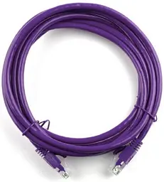 Патч-корд 15м, RJ-45, Cat.5e, CU, мідь, фіолетовий Ritar (PCR-CU/15Pe / 14093)
