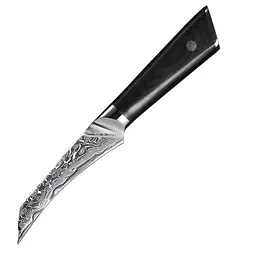 Ніж для чищення овочів Damascus DK-LKB 5008 VG-10 9 см Дамаська сталь 67 шарів