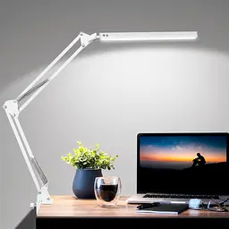 Світильник настільний Eurolamp LED на струбцині 10W 2800-6500K білий (LED-TLS-10W(white) - мініатюра 4