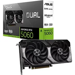 Відеокарта ASUS GeForce RTX5060 8Gb DUAL OC ADVANCED (DUAL-RTX5060-O8G-A) - мініатюра 8