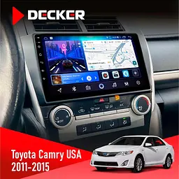 Штатна магнітола Toyota Camry 2011-2015 USA Decker D10-006 4x64, 4G Decker (НФ-00009534)