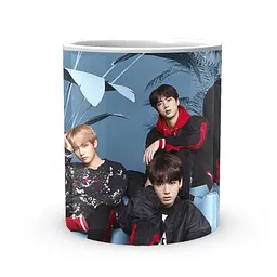Кружка GeekLand Bangtan Boys BTS Синій фон з рослинами CP 04.472.263 - мініатюра 2