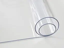 М'яке скло Прозора силіконова скатертину на стіл Soft Glass Захист для меблів 1.2х1.5 м (товщина 0.5 мм) - мініатюра 6
