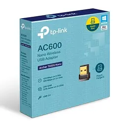 Мережевий адаптер USB Archer T600U Nano, Black TP-Link teh0024097 - мініатюра 2