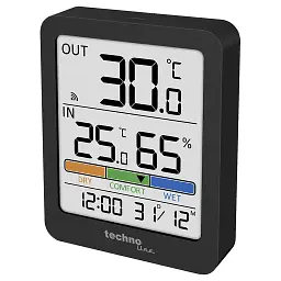 Термогігрометр Technoline WS9488 Anthracite (WS9488) - мініатюра 2