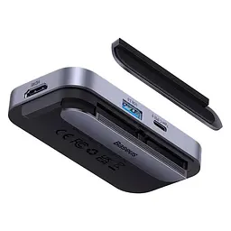 Хаб адаптер Baseus Type-C PadJoy 4-Port WKWJ000013 - мініатюра 3