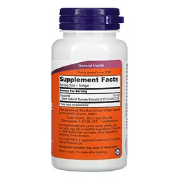 Натуральная добавка NOW Lycopene 10 mg, 120 капсул - мініатюра 2