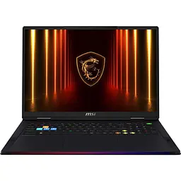 Ноутбук MSI 18 Raider A18 HX A9WJG-208UA UHD+ mini LED 120Hz/Ryzen 9 9955HX3D/32GB/1TB/RTX 5090 24GB/W11/Чорний (9S7-182L72-208)