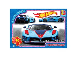 Пазли G-Toys Hot Wheels, 70 елементів, FW716