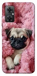 TPU чохол Demsky Мопс у ніжностях для Xiaomi Redmi Note 11R